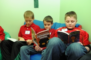 boys reading