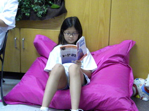 girl reading 2