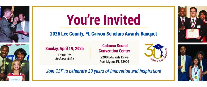 Date: Sunday, April 19, 2026 Time: 12:00 p.m. Venue: Caloosa Sound Convention Center Address: 2200 Edwards Drive Fort Myers, FL 33901